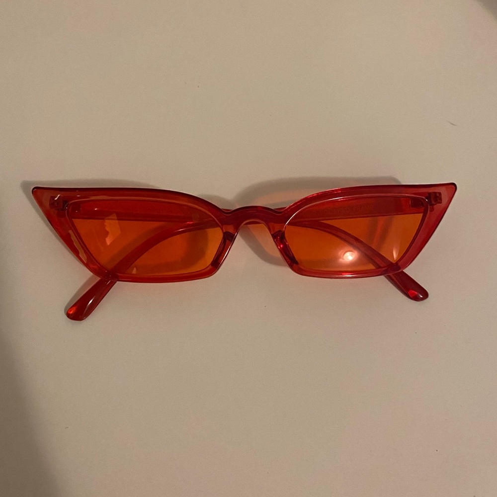 Red Cat Eye Glasses